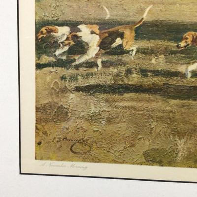 6234 Fox Hunting Framed Prints by Michael Lyne & Alfred Munnings