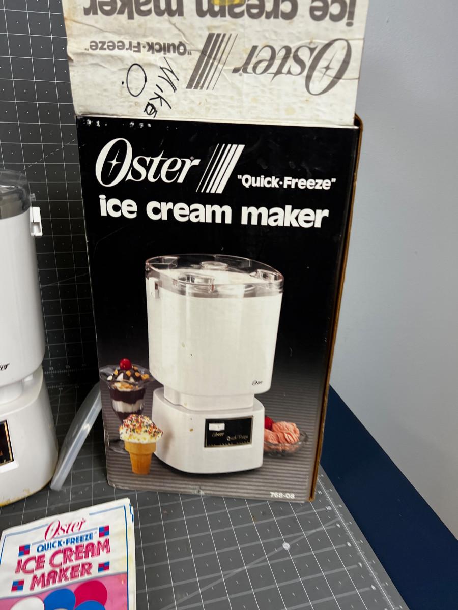 Oster Ice Cream Maker works in box