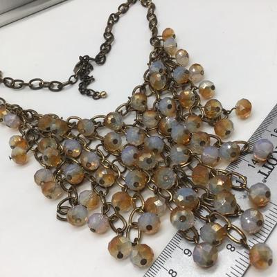 Glass Beaded Boho Style Necklace