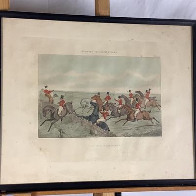 Lot. 6252. Drawn and Engraved by H. Alken Fox Hunting Scenes