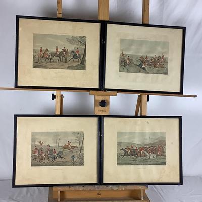 Lot. 6252. Drawn and Engraved by H. Alken Fox Hunting Scenes