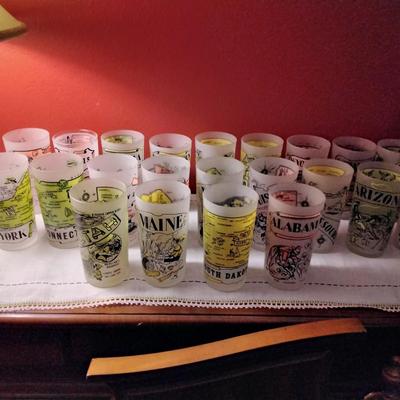 22 Frosted State Glasses