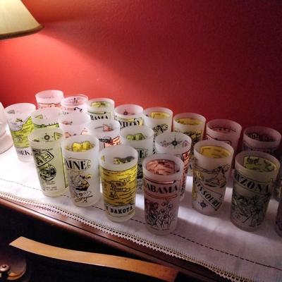 22 Frosted State Glasses