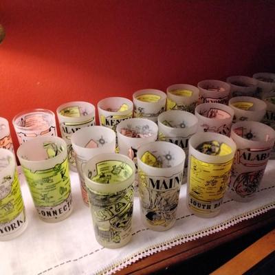 22 Frosted State Glasses