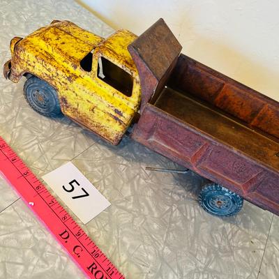 Yellow Cab Dump Truck