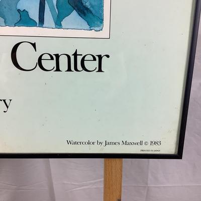 Lot. 6257. 1983 Mendocino Art Poster by James Maxwell