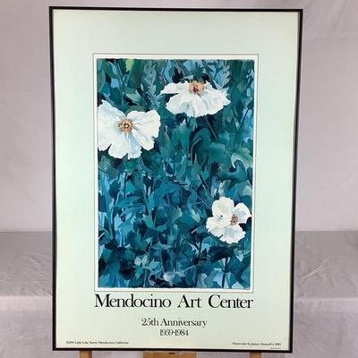 Lot. 6257. 1983 Mendocino Art Poster by James Maxwell
