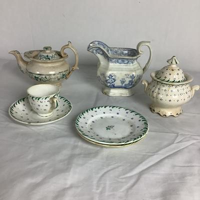 6246 Antique Lot of Children's Transferware