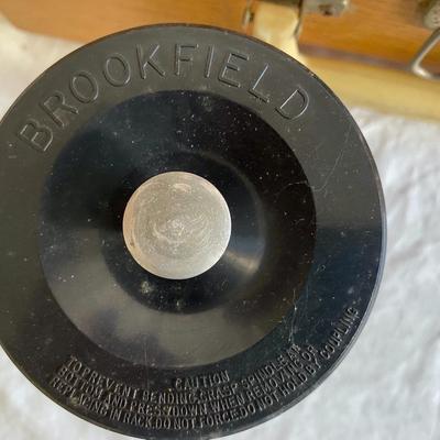 Vintage Brookfield Factor Finder Viscometer owned by Paul Francis Kerr