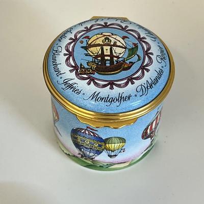 6265 Set of Three HALCYON Enameled Boxes