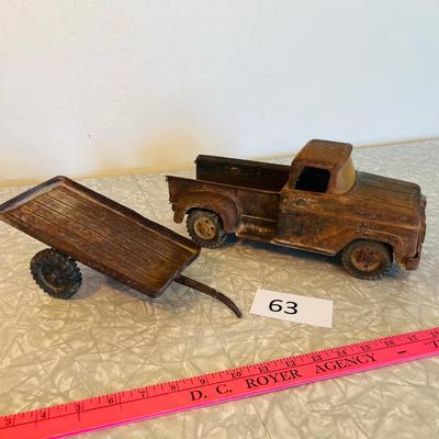 Tonka Pick up & Trailer AS IS