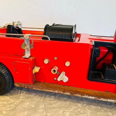 Buddy L Texaco Fire Chief Large Fire Engine Promo 1960
