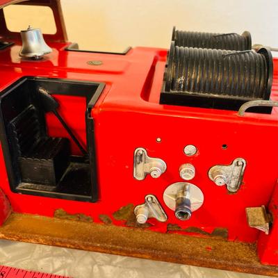 Buddy L Texaco Fire Chief Large Fire Engine Promo 1960