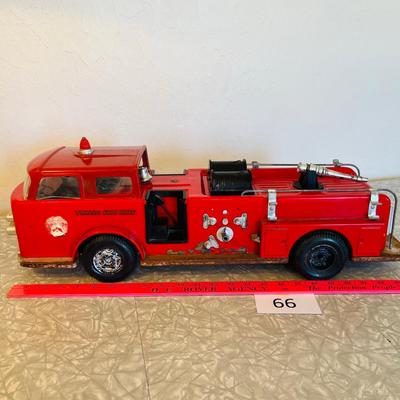 Buddy L Texaco Fire Chief Large Fire Engine Promo 1960