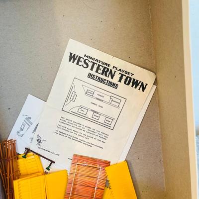 Plastic Western Town