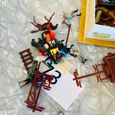 Box of Plastic Cowboys & Indians