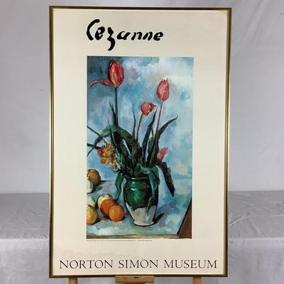 Lot. 6258. Poster Print by Paul Cezanne. Tulips in Vase