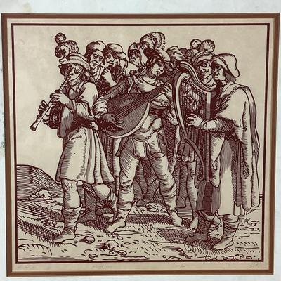 Lot.6263. Limited edition screen print by  Allen Bjorkman