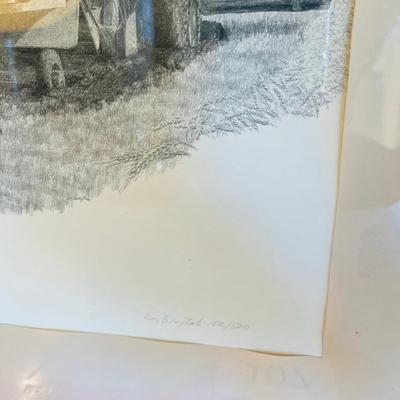 Art Print, Getting the Combine un-stuck