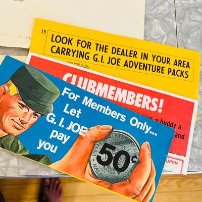 G.I. Joe Club membership items