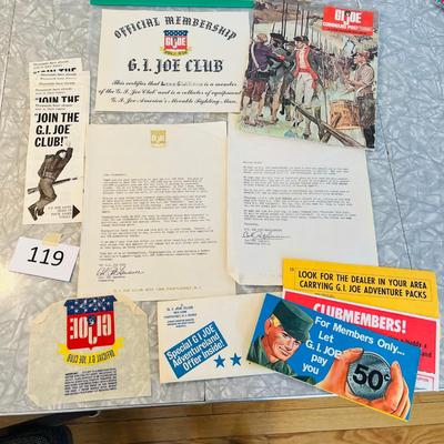 G.I. Joe Club membership items