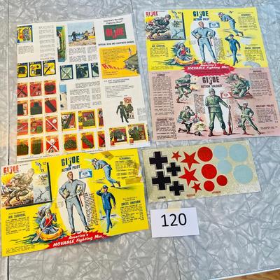 GI Joe Catalog & stickers