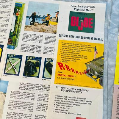 GI Joe Catalog & stickers