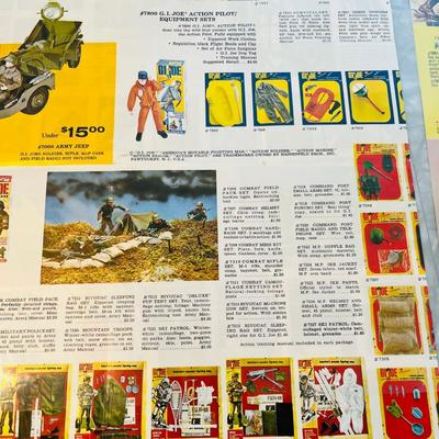 GI Joe Catalog & stickers