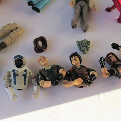 Older GI Joe Vehicle Parts and Pieces and GI Joe Figure Parts