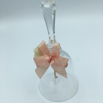 Antique crystal bell engraved  â€œ A Sister is a Forever Friendâ€