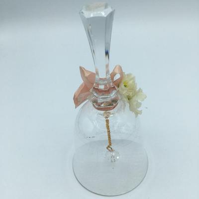 Antique crystal bell engraved  â€œ A Sister is a Forever Friendâ€