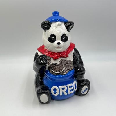 NABISCO CLASSICS ~ Oreo Panda Bear Ceramic Cookie Jar