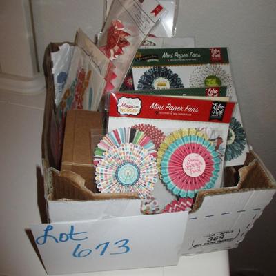 Scrapbook--Mini Paper Fans