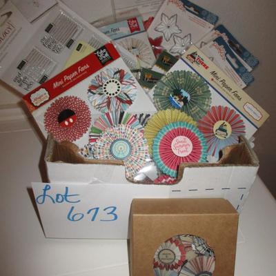 Scrapbook--Mini Paper Fans