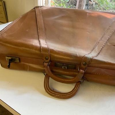 Vintage Leather Suitcase