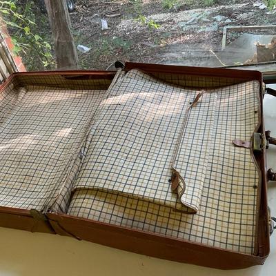 Vintage Leather Suitcase