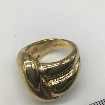 18 Kt GEP Large Knot Ring