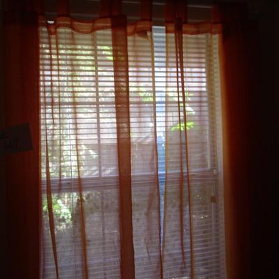 Sheer Curtain Panels- 2 Windows