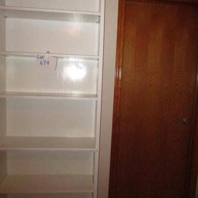 Single White Bookshelf