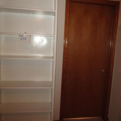 Single White Bookshelf