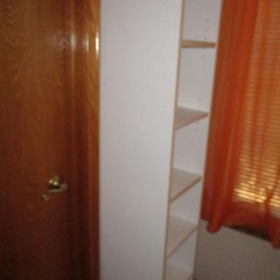Single White Bookshelf