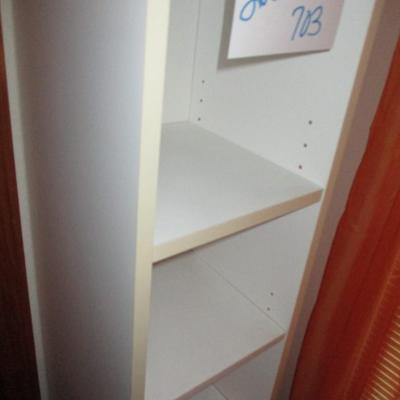 Single White Bookshelf
