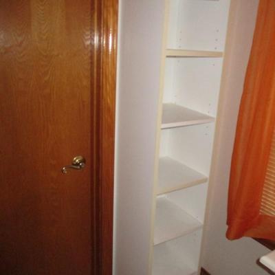 Single White Bookshelf