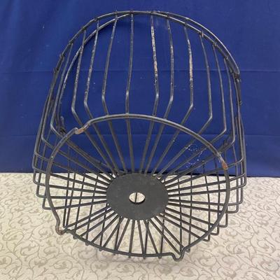 Vintage Black Egg Basket