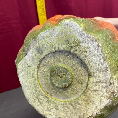 Vintage paper pulp jack-o-lantern, Halloween noise maker