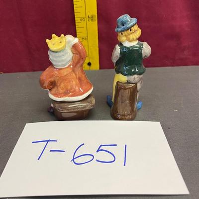 Old King kole and musician salt and pepper