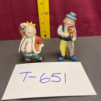 Old King kole and musician salt and pepper