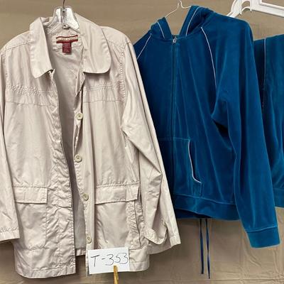 Women Large Coat and Sport Set