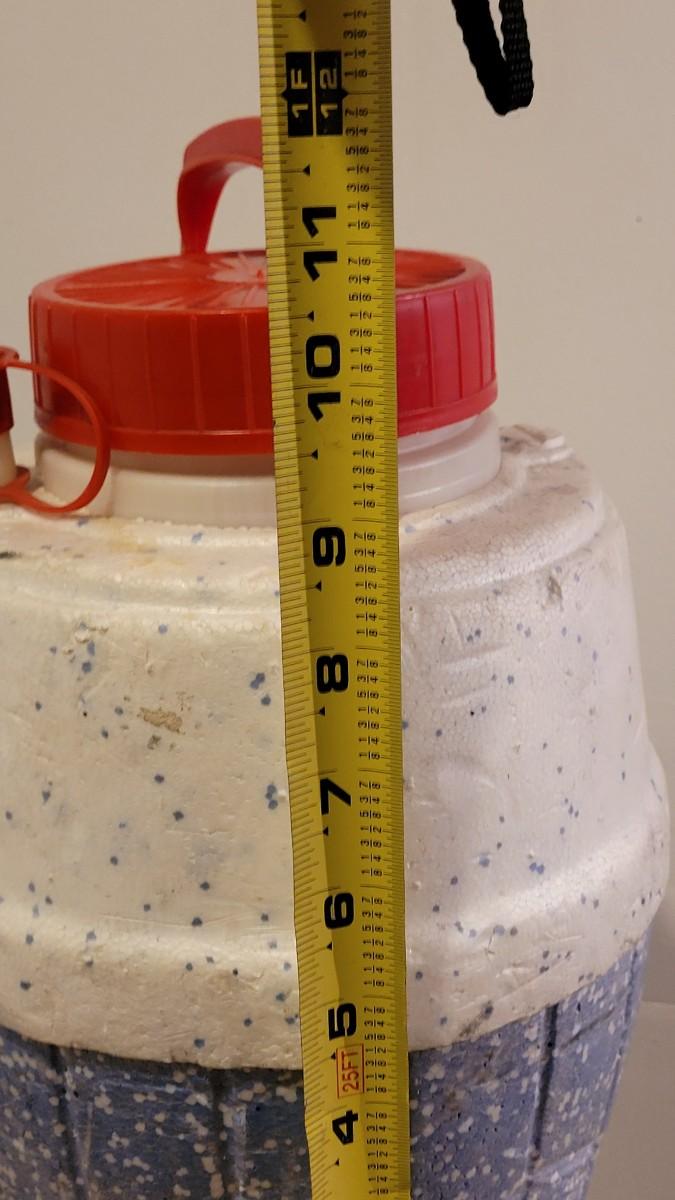 Lot 67 (2) Vintage Styrofoam Water Jugs