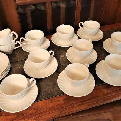 Lot #64  Lot of Johnson Brothers (England) Cups/Dessert Plates
